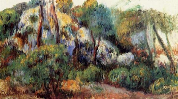 Purple Landscape by Pierre Auguste Renoir Oil Painting Reproductions