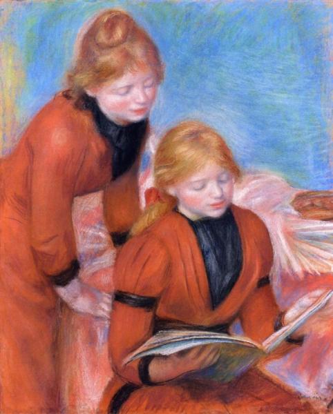 Reading by Pierre Auguste Renoir