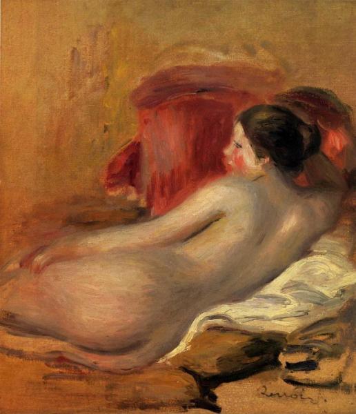 Reclining Model by Pierre Auguste Renoir