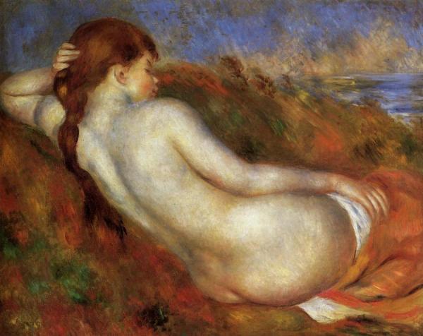 Reclining Nude by Pierre Auguste Renoir