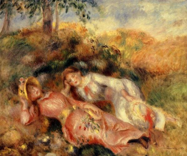 Reclining Women by Pierre Auguste Renoir
