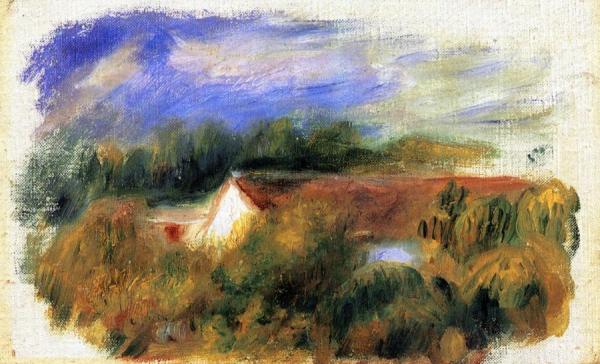 Red Roofs by Pierre Auguste Renoir