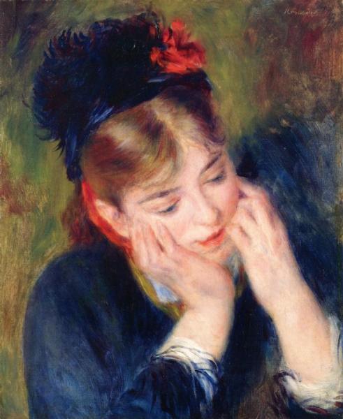 Pierre Auguste Renoir Reflection