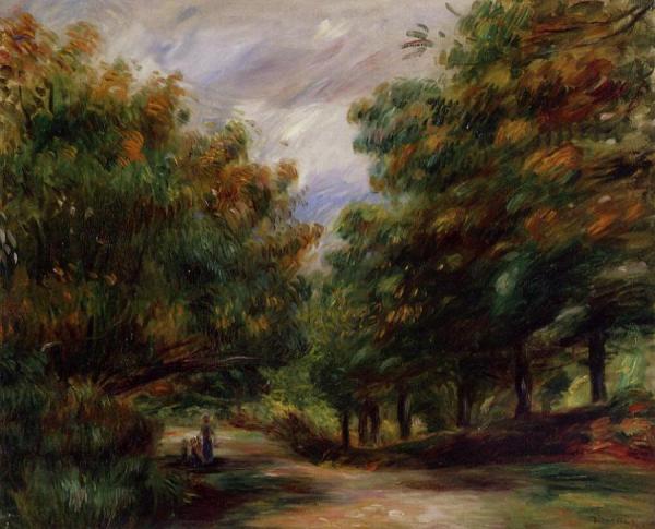 Road Near Cagnes by Pierre Auguste Renoir