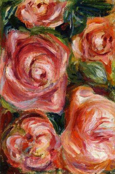 Roses by Pierre Auguste Renoir