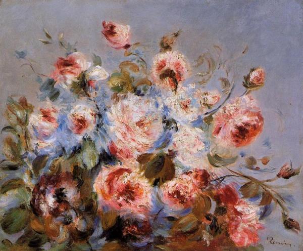 Roses From Wargemont by Pierre Auguste Renoir
