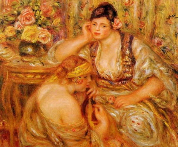 The Agreement by Pierre Auguste Renoir