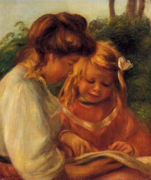 The Alphabet by Pierre Auguste Renoir
