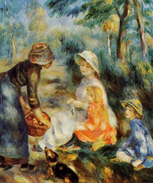 The Apple Seller by Pierre Auguste Renoir
