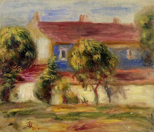 The Artist's House by Pierre Auguste Renoir Oil Painting Reproductions
