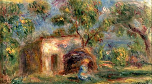 The Cabin In Cagnes by Pierre Auguste Renoir