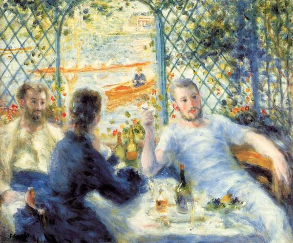 The Canoeist's Luncheon by Pierre Auguste Renoir Oil Painting Reproductions