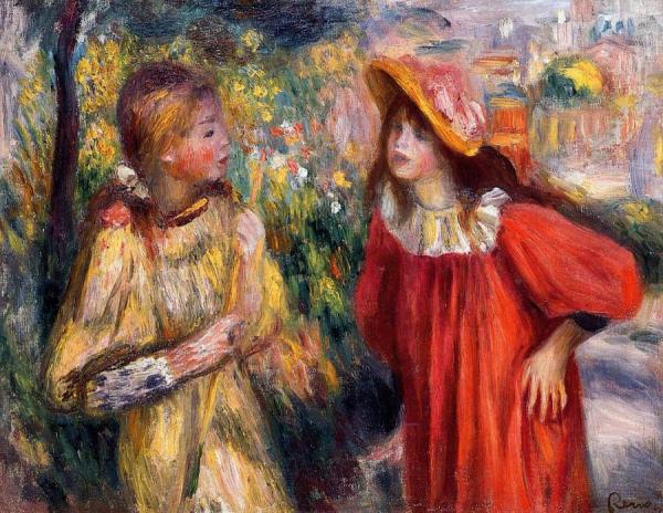 The Conversation by Pierre Auguste Renoir