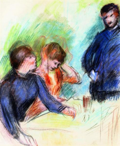 The Conversation by Pierre Auguste Renoir