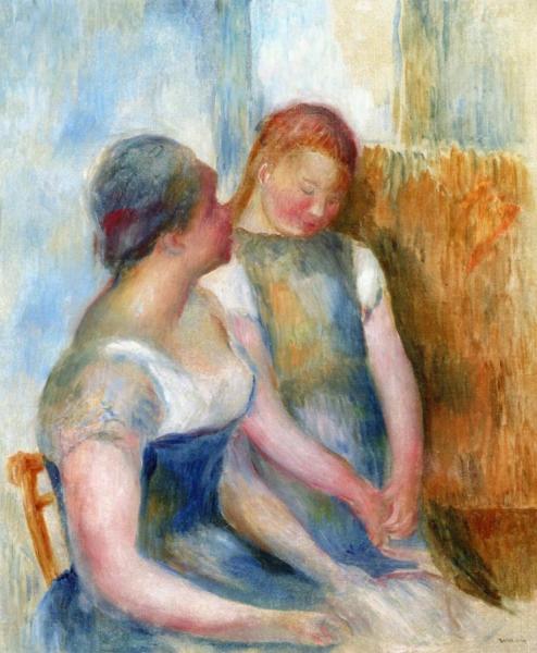 The Conversation by Pierre Auguste Renoir