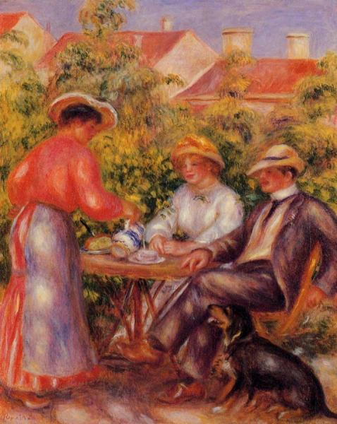 The Cup Of Tea by Pierre Auguste Renoir