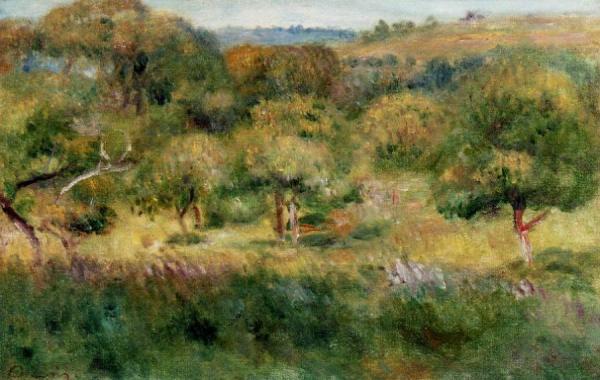The Edge Of The Forest In Brittany by Pierre Auguste Renoir Oil Painting Reproductions