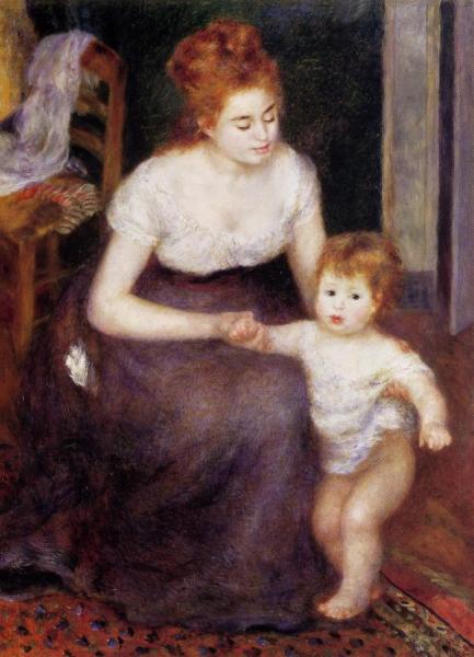 The First Step by Pierre Auguste Renoir