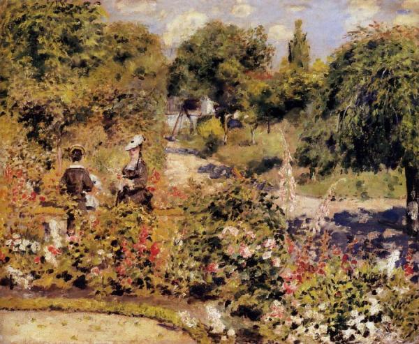 The Garden At Fontenay by Pierre Auguste Renoir