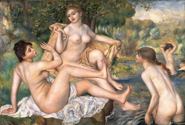 The Great Bathers by Pierre Auguste Renoir
