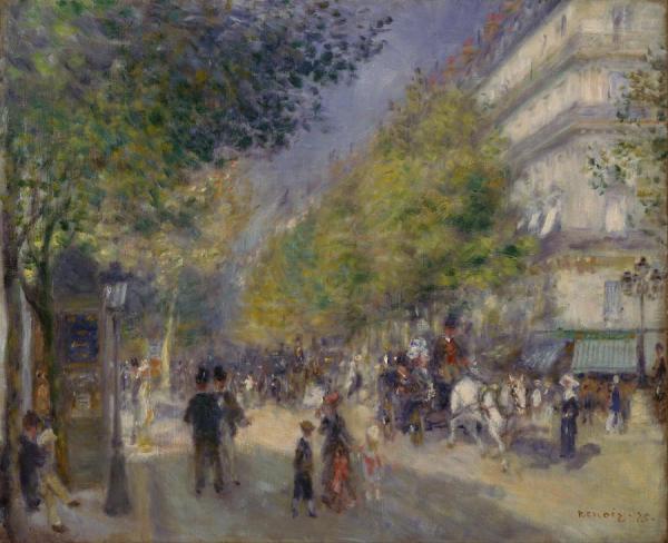 The Great Boulevards by Pierre Auguste Renoir