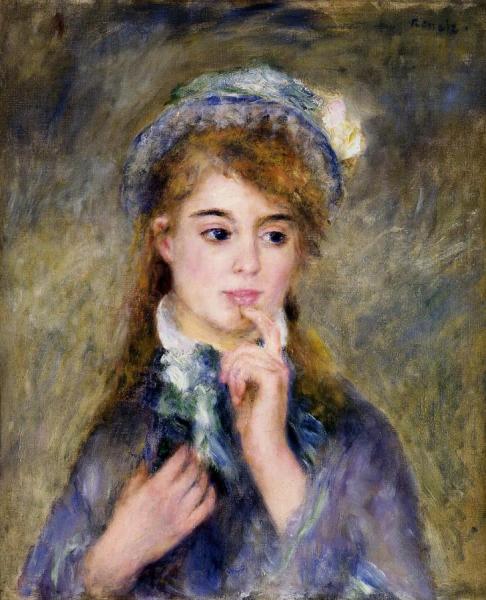 The Ingenue by Pierre Auguste Renoir