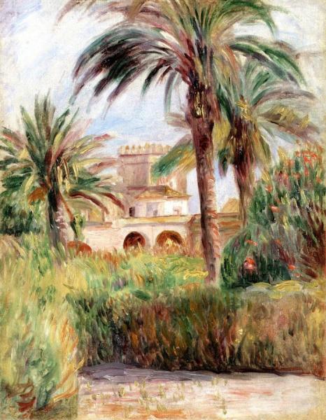 The Jardin D'essai In Algiers by Pierre Auguste Renoir Oil Painting Reproductions