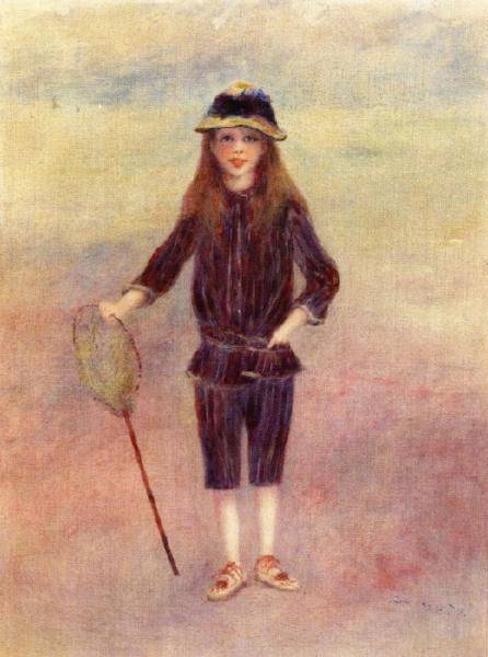 The Little Fishergirl by Pierre Auguste Renoir Oil Painting Reproductions
