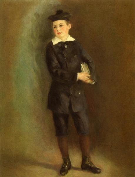 The Little School Boy by Pierre Auguste Renoir