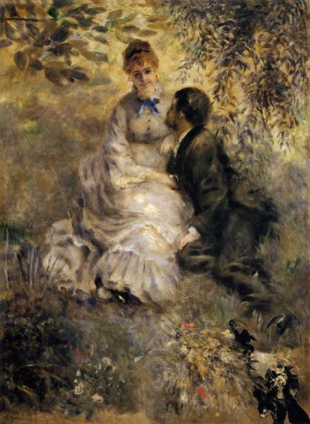 The Lovers by Pierre Auguste Renoir