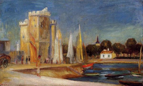 The Port Of La Rochelle by Pierre Auguste Renoir Oil Painting Reproductions