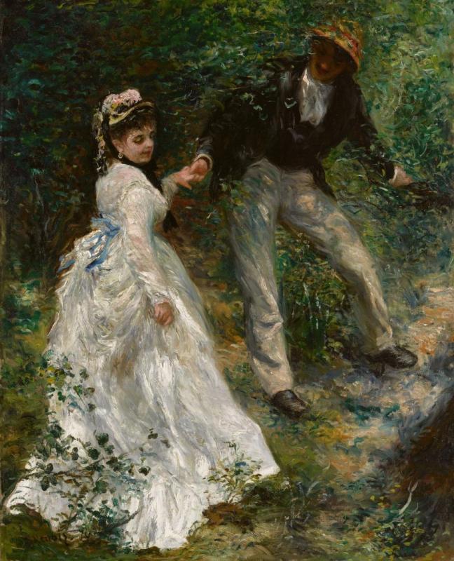 The Promenade by Pierre Auguste Renoir