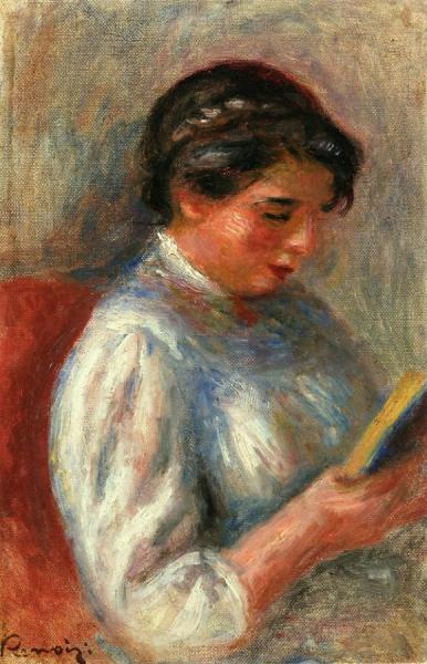 The Reader by Pierre Auguste Renoir