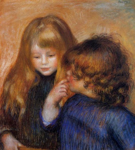 Young Gypsy Girls by Pierre Auguste Renoir Oil Painting Reproductions
