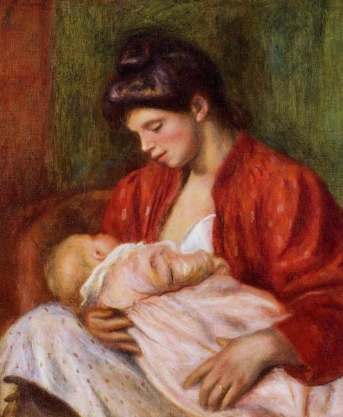 Young Mother by Pierre Auguste Renoir