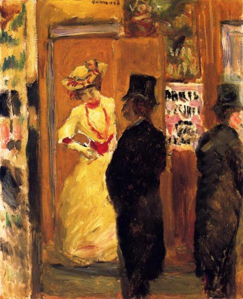 After The Theater by Pierre Bonnard Oil Painting Reproductions