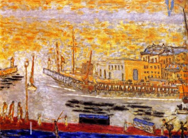 Afternoon Landscape by Pierre Bonnard