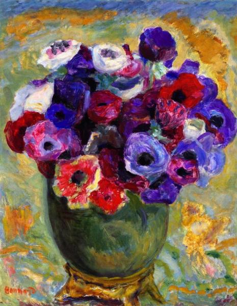 Anemones by Pierre Bonnard