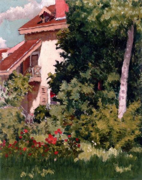 At Grand-lemps (dauphiné) by Pierre Bonnard