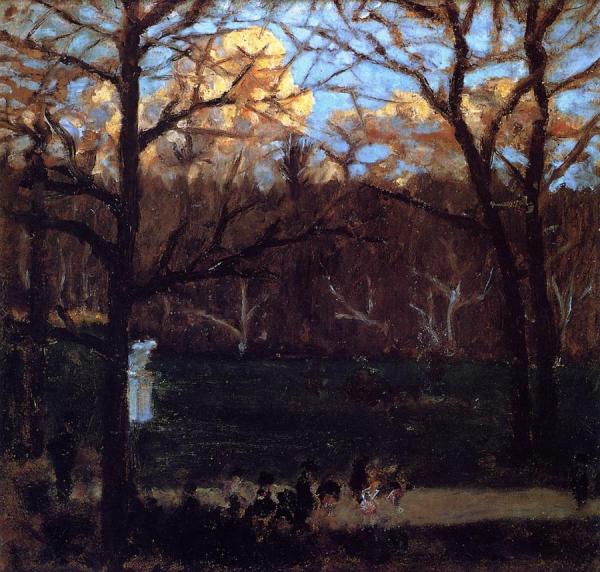 At The Park by Pierre Bonnard