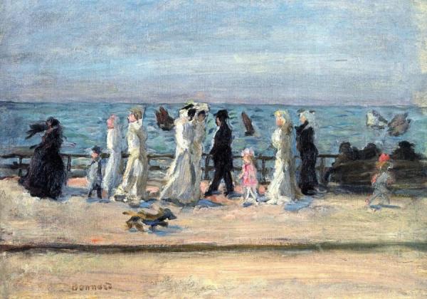 At The Seaside by Pierre Bonnard Oil Painting Reproductions