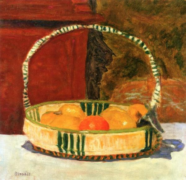 Basket Of Fruit by Pierre Bonnard