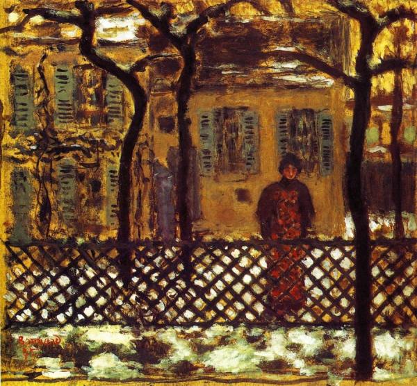 Behind The Fence by Pierre Bonnard Oil Painting Reproductions