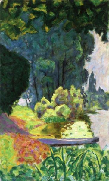 Boat On The Banks Of The Seine by Pierre Bonnard