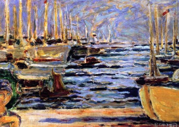 Boats At Antibes by Pierre Bonnard Oil Painting Reproductions