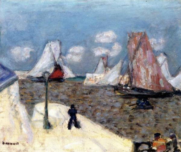 Boats Near The Port by Pierre Bonnard