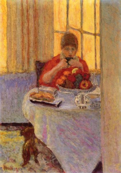 Breakfast by Pierre Bonnard