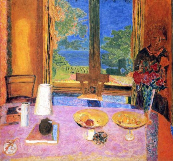 Breakfast Room In The Country by Pierre Bonnard