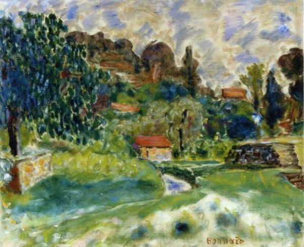 Cagnes Landscape by Pierre Bonnard
