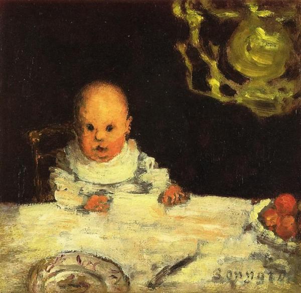 Child At Table by Pierre Bonnard